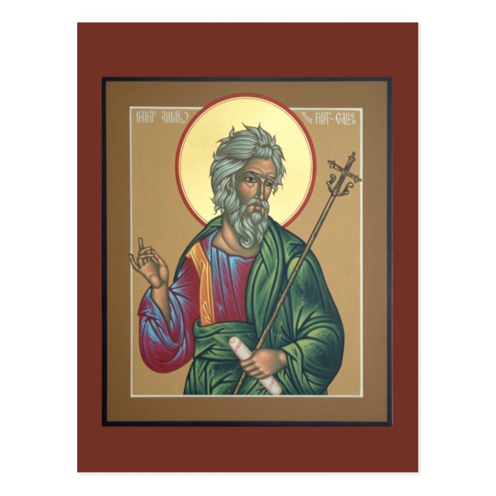 St. Andrew the First Called Prayer Card Postcard