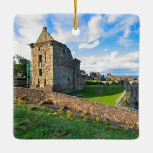 St Andrews Castle, Scotland Ceramic Ornament