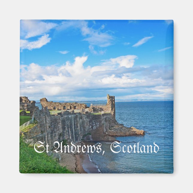 St Andrews Castle, Scotland Magnet (Front)