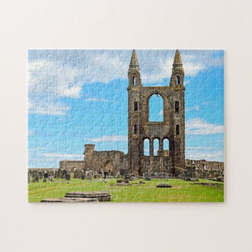 St Andrews cathedral Scotland Jigsaw Puzzle