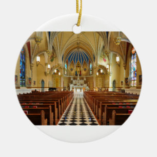 St Andrew's Catholic Church Roanoke Virginia Ceramic Ornament