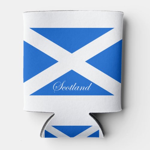 St_Andrews_Cross Saltire Flag Scotland Can Cooler