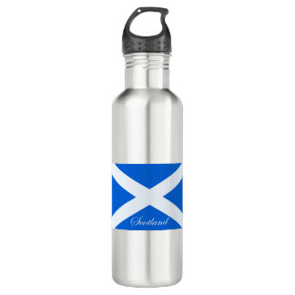 St-Andrews-Cross (Saltire) Flag Scotland Stainless Steel Water Bottle