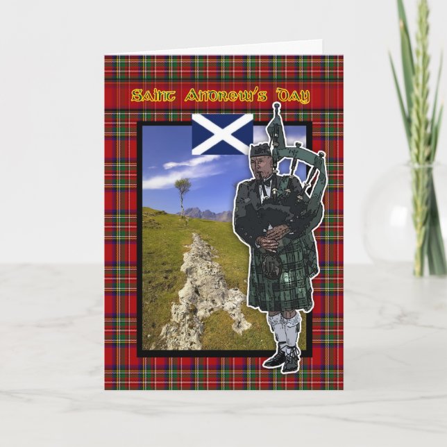 St. Andrew's Day, Saint Andrew's Day card (Front)