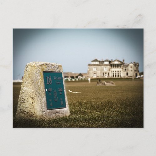 St Andrews Golf Course Postcard