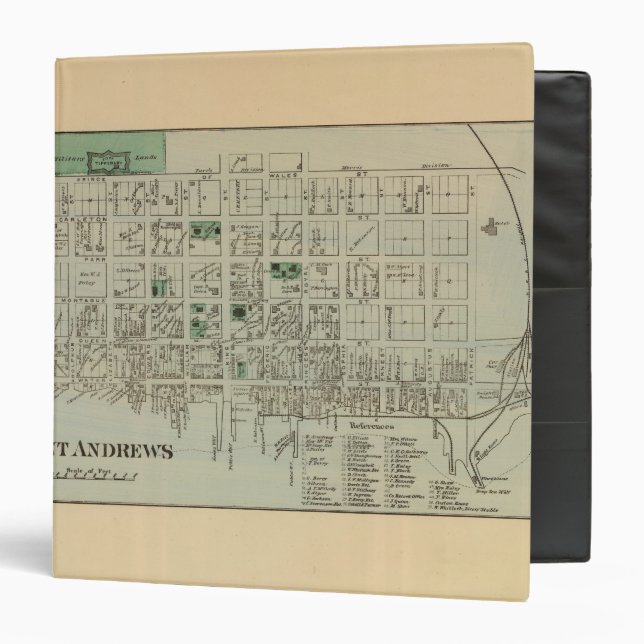 St Andrews NB 3 Ring Binder (Front/Inside)