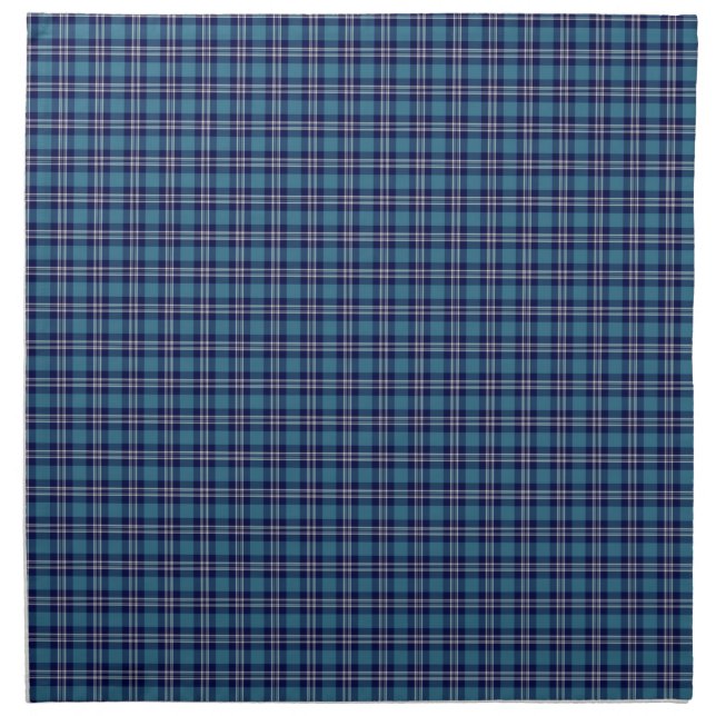 St Andrews Scotland District Tartan Cloth Napkin (Front)