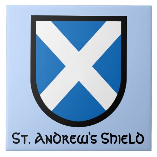 St Andrews Shield Ceramic Tile