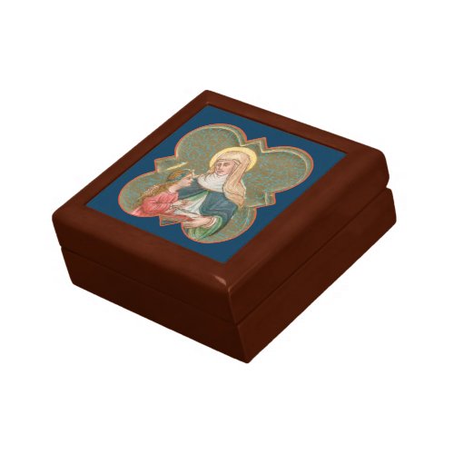 St Anne and the BVM in a Barbed Quatrefoil BK67 Gift Box