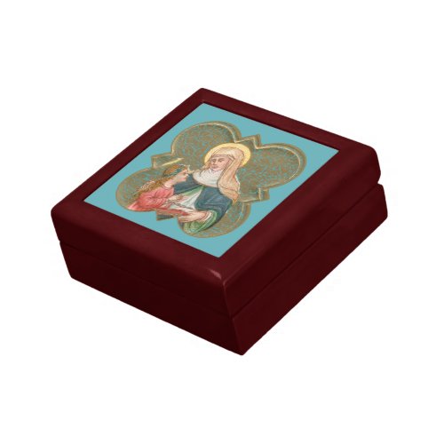 St Anne and the BVM in a Barbed Quatrefoil BK67 Gift Box