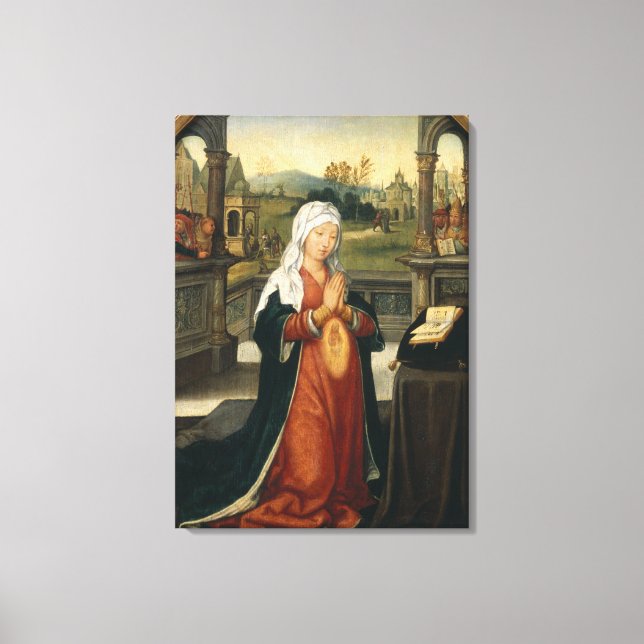 St.Anne Conceiving the Virgin Canvas Print (Front)