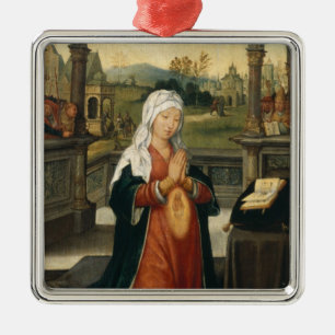 St.Anne Conceiving the Virgin Metal Ornament