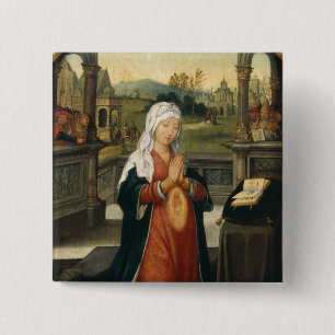 St.Anne Conceiving the Virgin Pinback Button