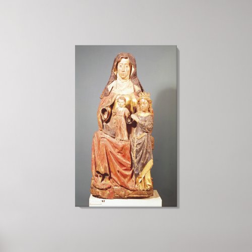 St Anne the Virgin and Child Canvas Print