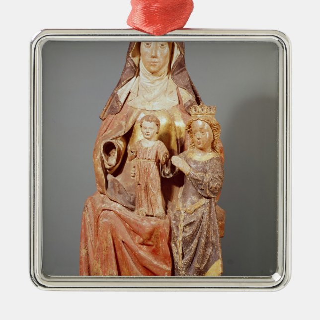 St. Anne, the Virgin and Child, Metal Ornament (Front)