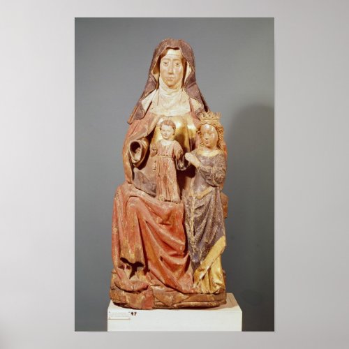 St Anne the Virgin and Child Poster
