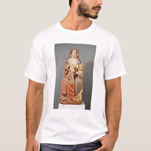 St Anne the Virgin and Child T_Shirt