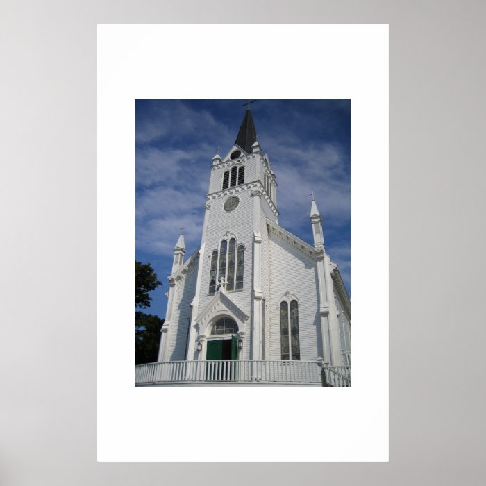 St Anne's Church Mackinaw Island Poster