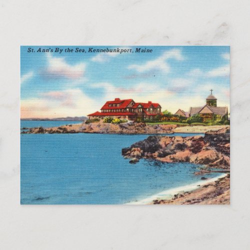 St Anns By the Sea Kennebunkport Maine Postcard
