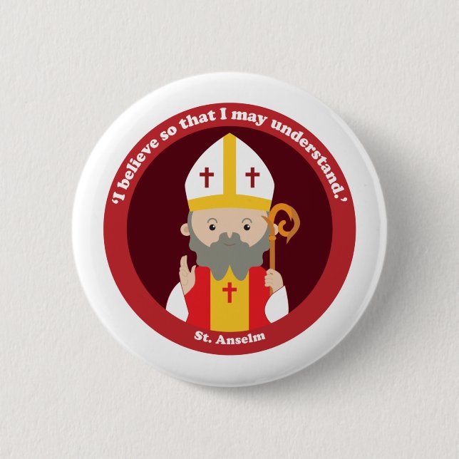 St. Anselm Button (Front)