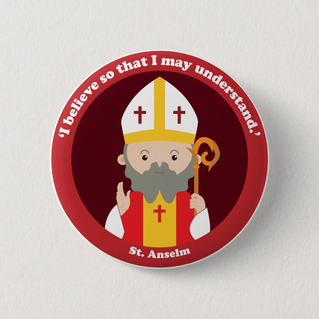 St. Anselm Button (Front)
