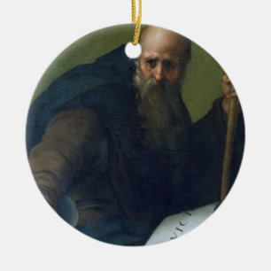 St. Anthony Abbot (c.251-356) c.1518-19 (oil on ca Ceramic Ornament