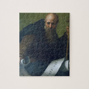 St. Anthony Abbot (c.251-356) c.1518-19 (oil on ca Jigsaw Puzzle