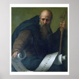 St. Anthony Abbot (c.251-356) c.1518-19 (oil on ca Poster