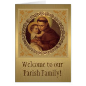 St. Anthony Baby Jesus Welcome to Parish/Church (Front)