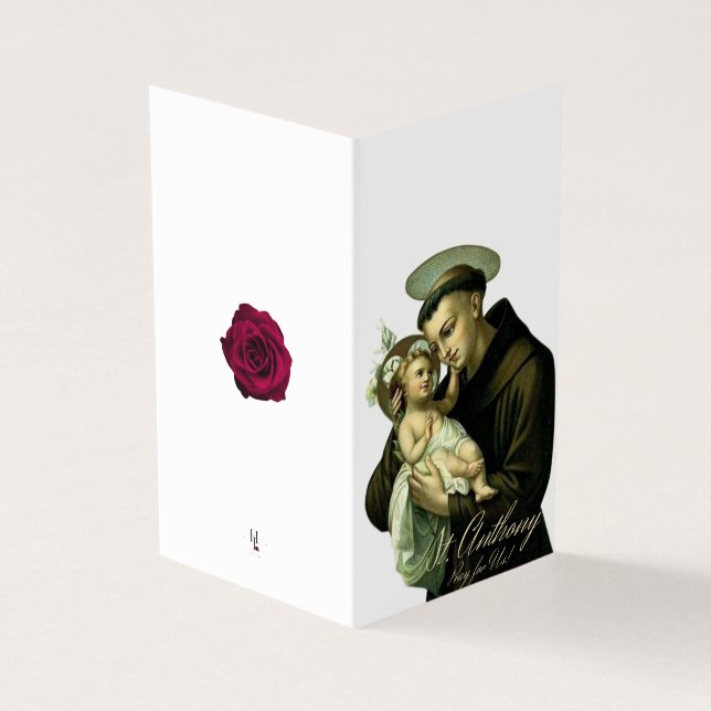 St. Anthony Catholic Condolence Thank You Cards (Outside)