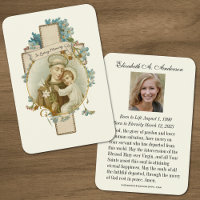 ST. ANTHONY Catholic Funeral Prayer Card