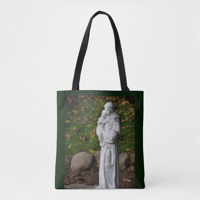 St. Anthony Catholic Saint Tote Bag (Front)