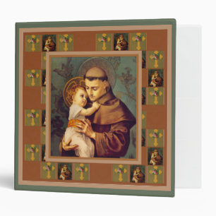 St. Anthony * Child Jesus Heirloom Keepsake Binder