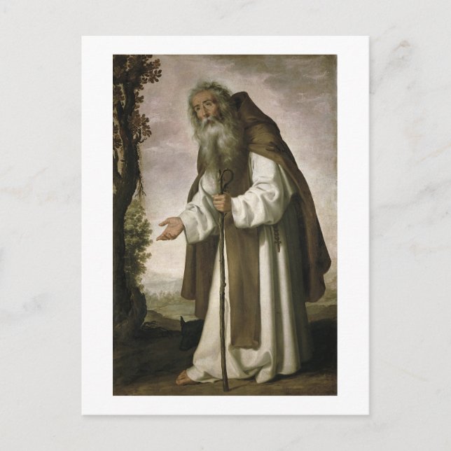 St. Anthony Dispirited, 1640 (oil on canvas) Postcard (Front)