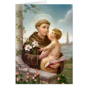 St. Anthony Jesus Catholic Condolence Thank You Cards