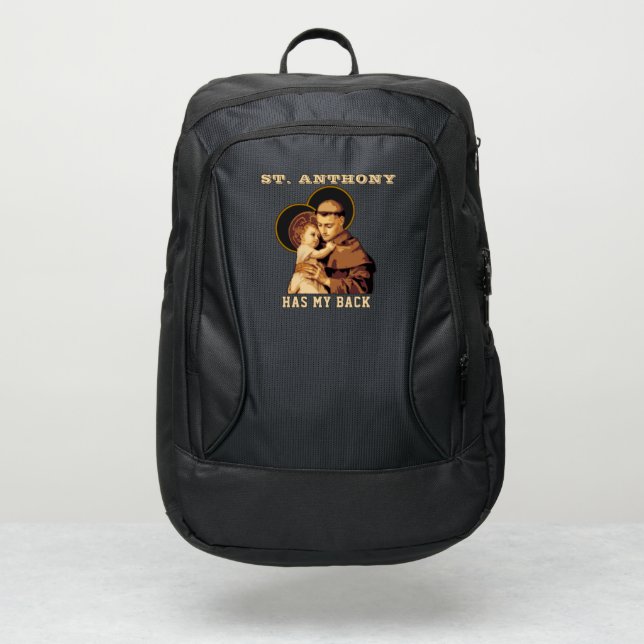 St. Anthony Jesus  Religious Catholic Saint Port Authority® Backpack (Front)