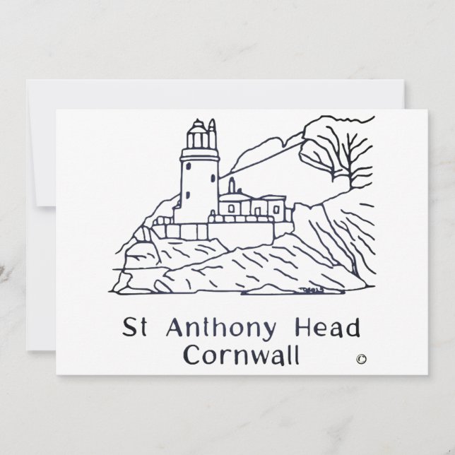 St Anthony Lighthouse card (Front)