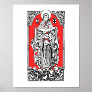 St. Anthony of Padua 8" x 10" Print