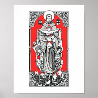 St. Anthony of Padua 8" x 10" Print