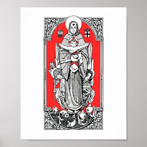 St Anthony of Padua 8 x 10 Print