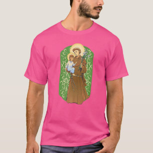 St Anthony Of Padua And The Christ Child Cute Cath T-Shirt