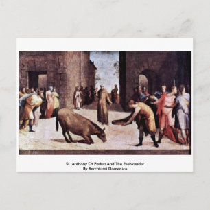 St. Anthony Of Padua And The Eselwunder Postcard