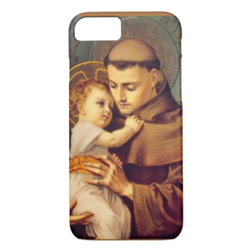 St Anthony of Padua Baby Jesus iPhone 87 Case