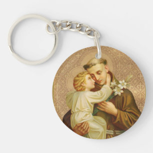 St. Anthony of Padua Baby Jesus Keychain