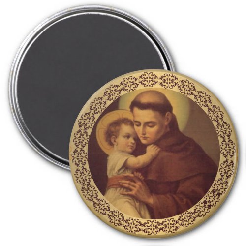 St Anthony of Padua Baby Jesus Magnet