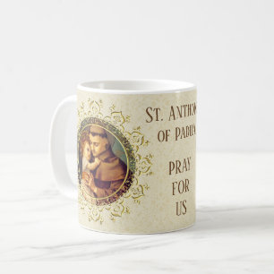 St. Anthony of Padua Baby Jesus Religious Coffee Mug