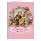 St. Anthony of Padua Baby Jesus Roses (Front)