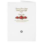 St. Anthony of Padua Baby Jesus Roses (Back)