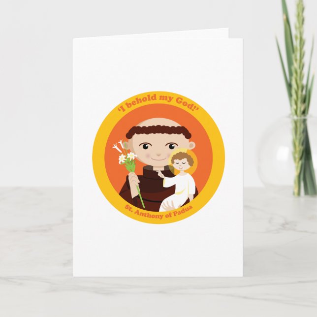 St. Anthony of Padua Card (Front)