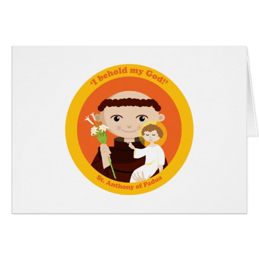 St. Anthony of Padua Cards (Front Horizontal)